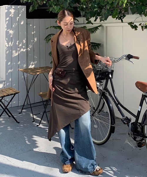 NOWLE(ノウル)の「【NOWLE】ルーズシルエット スエード テーラード ジャケット(テーラードジャケット・メンズ・ブラウン/ブラック・LARGE/X-LARGE/MEDIUM)」の15枚目の写真