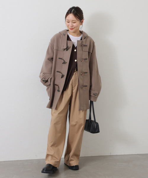 MONTGOMERY(モンゴメリー)の「《追加》別注【MONTGOMERY/モンゴメリー】Alton for JS(ダッフルコート・レディース・ベージュ/ネイビー/ブルー・MEDIUM/LARGE)」の10枚目の写真