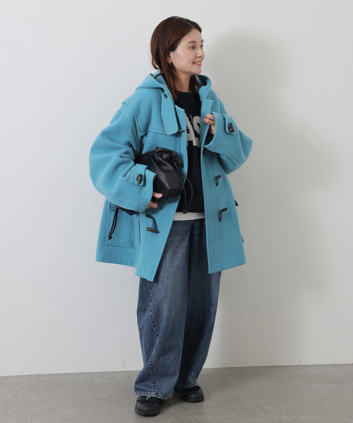 MONTGOMERY(モンゴメリー)の「《追加》別注【MONTGOMERY/モンゴメリー】Alton for JS(ダッフルコート・レディース・ベージュ/ネイビー/ブルー・MEDIUM/LARGE)」の12枚目の写真