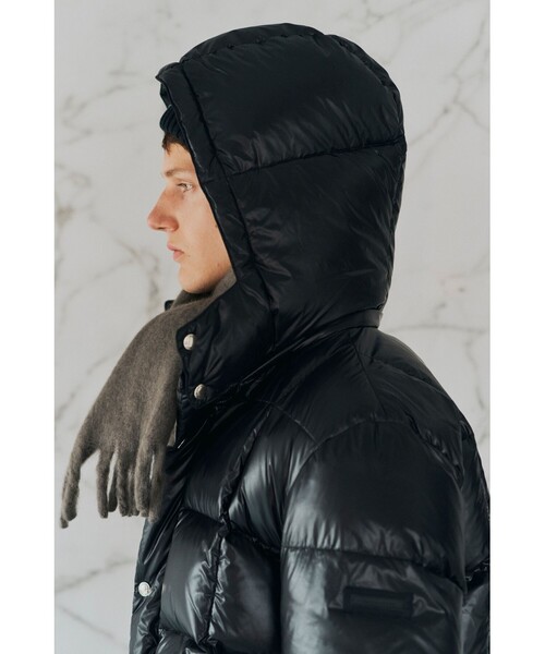 BEAMS HEART(ビームスハート)の「シャイニー フード ダウン ジャケット(ダウンジャケット/コート・メンズ・ブラック/ネイビー・S/M/L/XL)」の5枚目の写真