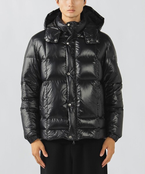 BEAMS HEART(ビームスハート)の「シャイニー フード ダウン ジャケット(ダウンジャケット/コート・メンズ・ブラック/ネイビー・S/M/L/XL)」の12枚目の写真