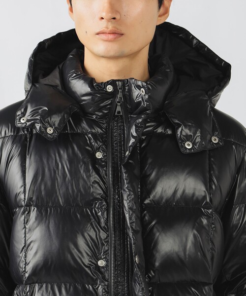 BEAMS HEART(ビームスハート)の「シャイニー フード ダウン ジャケット(ダウンジャケット/コート・メンズ・ブラック/ネイビー・S/M/L/XL)」の16枚目の写真