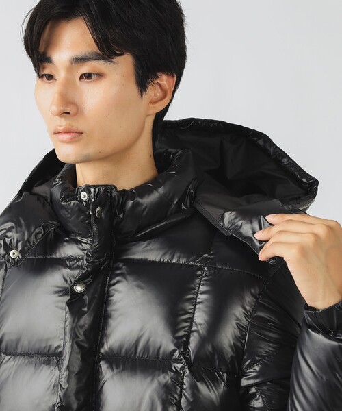 BEAMS HEART(ビームスハート)の「シャイニー フード ダウン ジャケット(ダウンジャケット/コート・メンズ・ブラック/ネイビー・S/M/L/XL)」の17枚目の写真