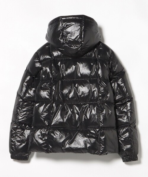 BEAMS HEART（ビームスハート）の「【650フィルパワー＆ホワイトダックダウン】シャイニー フード ダウン ジャケット/Shiny Hooded Down Jacket（フード着脱可能・レギュラーフィット）（ダウンジャケット/コート・メンズ・ブラック/ネイビー・S/M/L/XL）」の20枚目の写真