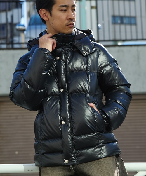 セール】【650フィルパワー＆ホワイトダックダウン】シャイニー フード