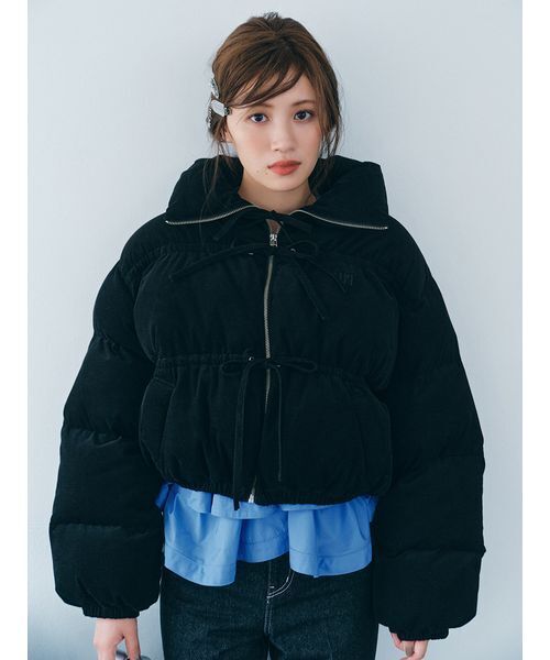 FURFUR（ファーファー）の「リボンステッチセミフレアデニムパンツ（デニムパンツ・レディース・ブラウン/ブラック/サックスブルー・0/1）」の10枚目の写真