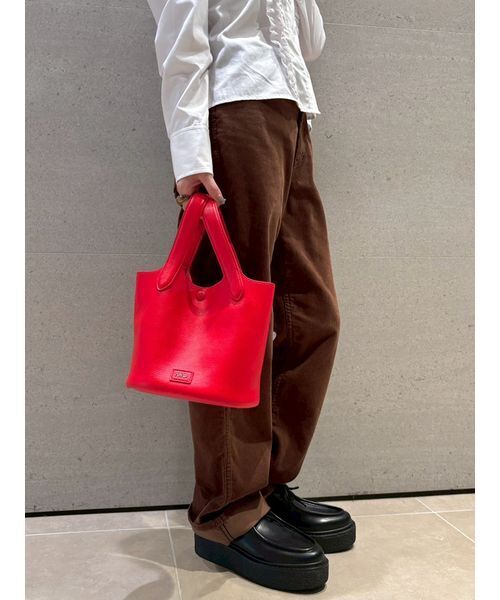 FURFUR（ファーファー）の「リボンステッチセミフレアデニムパンツ（デニムパンツ・レディース・ブラウン/ブラック/サックスブルー・0/1）」の5枚目の写真