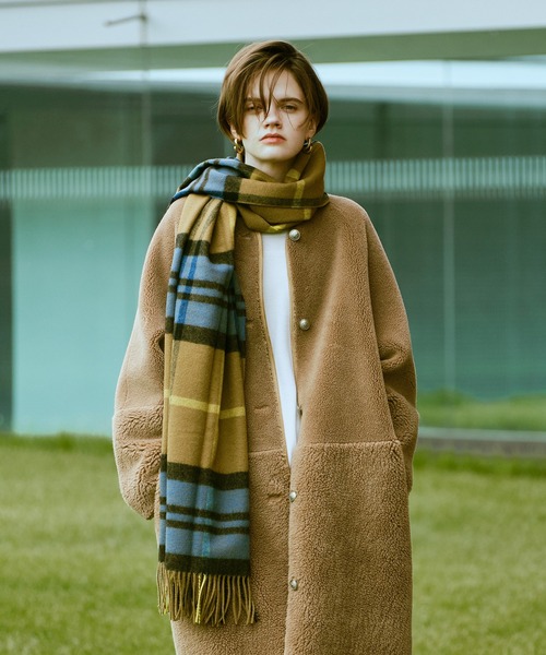 TWEEDMILL(ツィードミル)】 LAMBS WOOL STOLE（マフラー）｜TWEED MILL