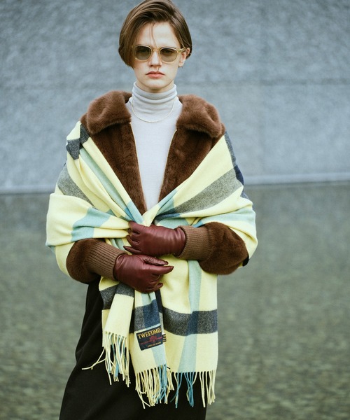 TWEEDMILL(ツィードミル)】 LAMBS WOOL STOLE（マフラー）｜TWEED MILL