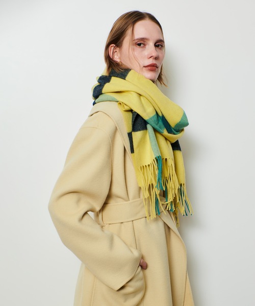 TWEEDMILL(ツィードミル)】 LAMBS WOOL STOLE（マフラー）｜TWEED MILL