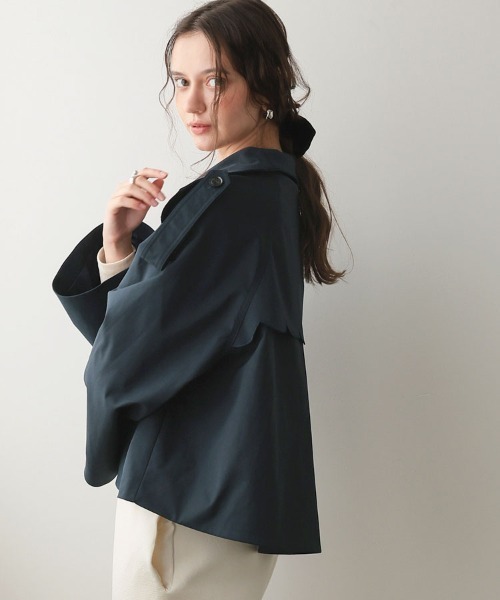 セール】スカラップショートトレンチ（カバーオール）｜DONOBAN