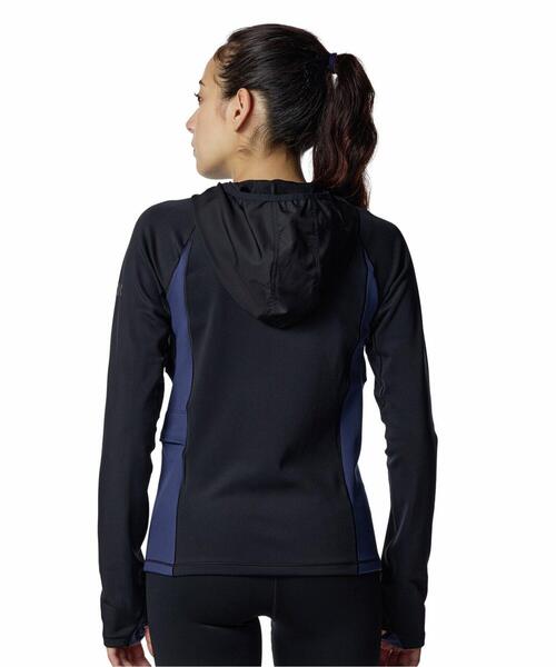 UNDER ARMOUR(アンダーアーマー)の「UAコールドウェザー プロ フルジップ フーディー(トレーニング/レディース)(Tシャツ/カットソー・レディース・ブラック・S/M/XL/L)」の2枚目の写真