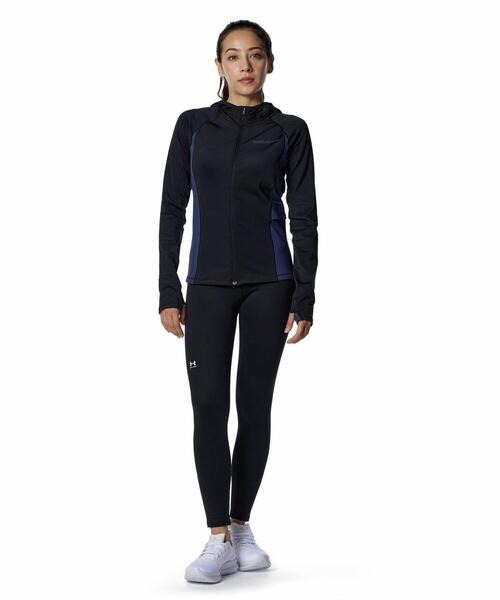 UNDER ARMOUR(アンダーアーマー)の「UAコールドウェザー プロ フルジップ フーディー(トレーニング/レディース)(Tシャツ/カットソー・レディース・ブラック・S/M/XL/L)」の3枚目の写真