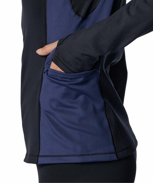 UNDER ARMOUR(アンダーアーマー)の「UAコールドウェザー プロ フルジップ フーディー(トレーニング/レディース)(Tシャツ/カットソー・レディース・ブラック・S/M/XL/L)」の6枚目の写真