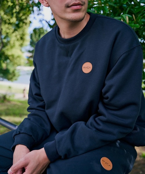 RVCA(ルーカ)の「RVCA メンズ GRANT PUFFER REVERSIBLE CR トレーナー 【2025年秋冬モデル】/ルーカリバーシブルスウェットトレーナー(SET UP・セットアップ可能・空港コーデ)(スウェット・メンズ・ブラウン系カモフラージュ/ブラック/ブラック系その他・X-LARGE/LARGE/MEDIUM/SMALL)」の12枚目の写真