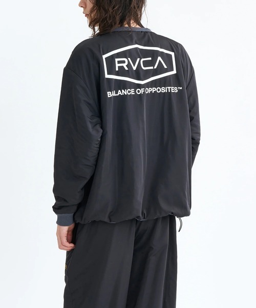 RVCA(ルーカ)の「RVCA メンズ GRANT PUFFER REVERSIBLE CR トレーナー 【2025年秋冬モデル】/ルーカリバーシブルスウェットトレーナー(SET UP・セットアップ可能・空港コーデ)(スウェット・メンズ・ブラウン系カモフラージュ/ブラック/ブラック系その他・X-LARGE/LARGE/MEDIUM/SMALL)」の22枚目の写真
