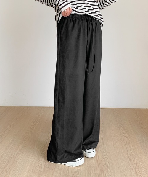 by LEGNA(バイレグナ)の「フェイクスエードワイドパンツ(その他パンツ・レディース・クリーム/カーキ/ブラック/キャメル/ダークブラウン・LARGE/MEDIUM)」の8枚目の写真