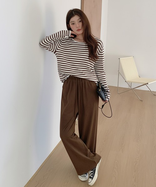 by LEGNA(バイレグナ)の「フェイクスエードワイドパンツ(その他パンツ・レディース・クリーム/カーキ/ブラック/キャメル/ダークブラウン・LARGE/MEDIUM)」の22枚目の写真