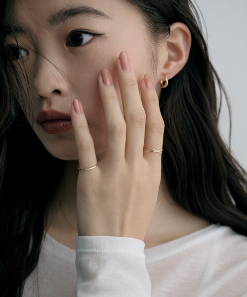 COCOSHNIK ONKITSCH(ココシュニックオンキッチュ)の「K10スキニーリング デュアルクロス(リング・レディース・その他1・13/11/09)」の8枚目の写真