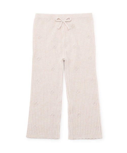petit main（プティマイン）の「【リンク/フワもちっと】ニットハナレギンス（レギンス/スパッツ・キッズ・ライトピンク/ブラック/ブラウン/オフホワイト/モカ・110cm/120cm/80ｃｍ/90cm/100cm/130cm）」の8枚目の写真