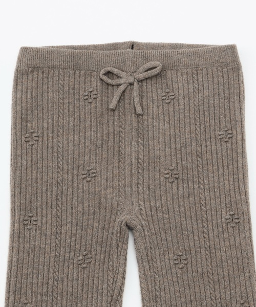 petit main（プティマイン）の「【リンク/フワもちっと】ニットハナレギンス（レギンス/スパッツ・キッズ・ライトピンク/ブラック/ブラウン/オフホワイト/モカ・110cm/120cm/80ｃｍ/90cm/100cm/130cm）」の11枚目の写真