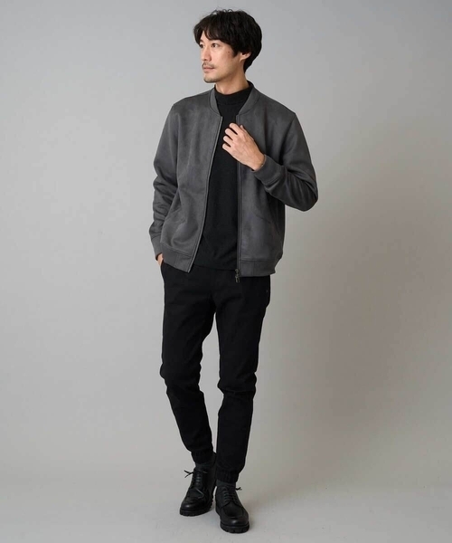 a.v.v(アーヴェヴェ)の「カチオンストレッチモックネックスTシャツ〈ON/OFF SERIES〉(Tシャツ/カットソー・メンズ・チャコールグレー/ブラック・50/48/46/44)」の5枚目の写真