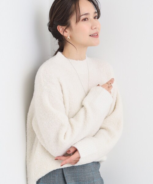 極美品✨ OFF-WHITE オフホワイト タートルネックセーター ラメニット ZANONE (ザノーネ) Cashmere Turtle Neck Sweater (カシミア