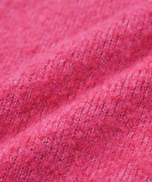 DRESKIP（ドレスキップ）の「【S-LL】ほんのりラメで華やか ふわふわハイネックニット（ニット/セーター・レディース・オフホワイト/スモーキーグリーン系/ライトグレー/ピンク系・01/02/03/04）」の8枚目の写真