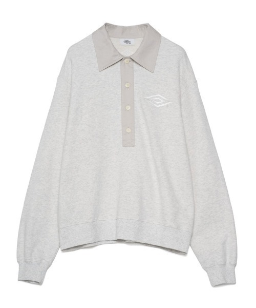 セール】UMBRO HOUSE Shirt Collar Sweat Top（アンブロハウス シャツ