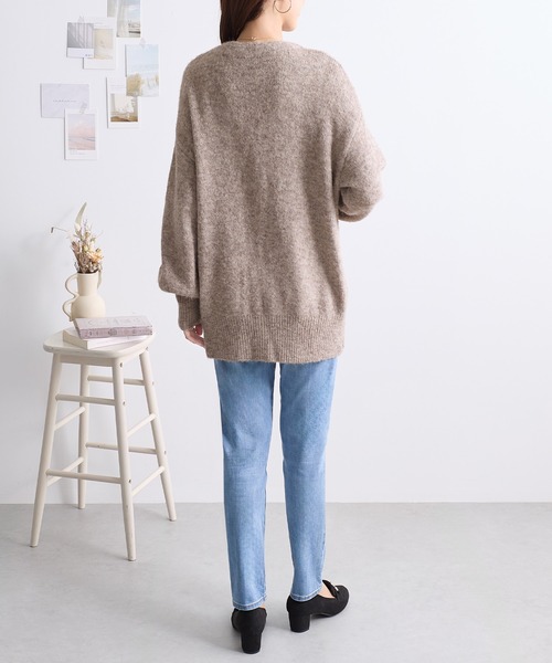 ReDial(リダイアル)の「リブ付きメランジカーディガン(カーディガン/ボレロ・レディース・モカ・M/L/LL/3L)」の11枚目の写真