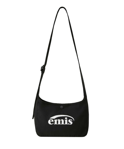 EMIS(イミス)の「NYLON MINI CROSSBODY BAG(メッセンジャーバッグ・レディース・ブラック/アイボリー/レッド・FREE)」の1枚目の写真