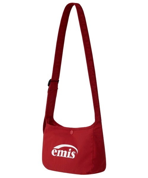 EMIS(イミス)の「NYLON MINI CROSSBODY BAG(メッセンジャーバッグ・レディース・ブラック/アイボリー/レッド・FREE)」の8枚目の写真