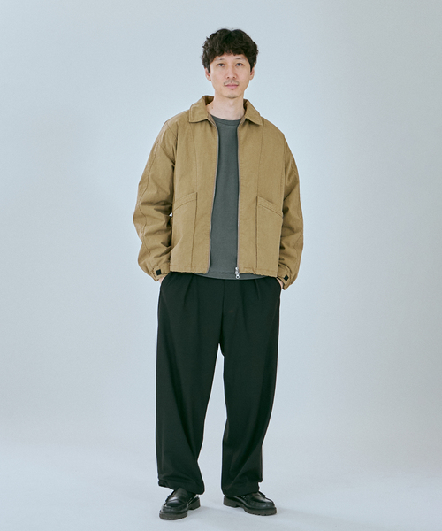 SHELTECH(シェルテック)の「SHELTECH / シェルテック 別注 ウォーム サーマル ピグメント ロンT(Tシャツ/カットソー・メンズ・ダークブルー/ブラウン系その他/ブラック系その他・MEDIUM/LARGE)」の4枚目の写真