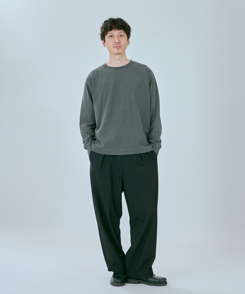 SHELTECH(シェルテック)の「SHELTECH / シェルテック 別注 ウォーム サーマル ピグメント ロンT(Tシャツ/カットソー・メンズ・ダークブルー/ブラウン系その他/ブラック系その他・MEDIUM/LARGE)」の6枚目の写真