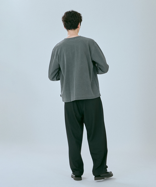 SHELTECH(シェルテック)の「SHELTECH / シェルテック 別注 ウォーム サーマル ピグメント ロンT(Tシャツ/カットソー・メンズ・ダークブルー/ブラウン系その他/ブラック系その他・MEDIUM/LARGE)」の7枚目の写真