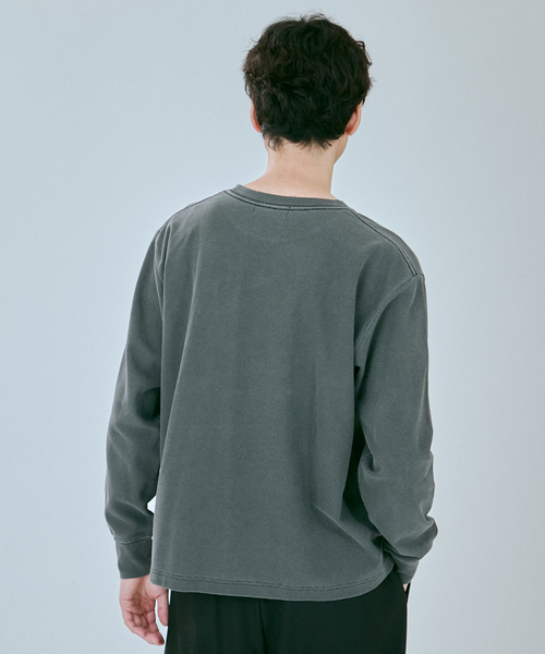 SHELTECH(シェルテック)の「SHELTECH / シェルテック 別注 ウォーム サーマル ピグメント ロンT(Tシャツ/カットソー・メンズ・ダークブルー/ブラウン系その他/ブラック系その他・MEDIUM/LARGE)」の11枚目の写真