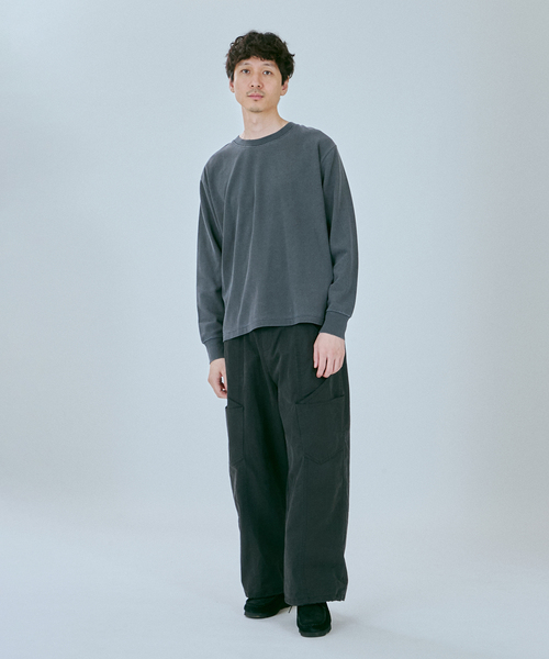 SHELTECH(シェルテック)の「SHELTECH / シェルテック 別注 ウォーム サーマル ピグメント ロンT(Tシャツ/カットソー・メンズ・ダークブルー/ブラウン系その他/ブラック系その他・MEDIUM/LARGE)」の20枚目の写真