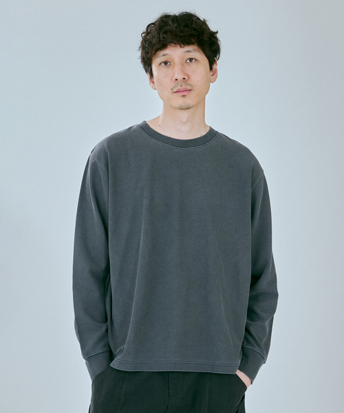 SHELTECH(シェルテック)の「SHELTECH / シェルテック 別注 ウォーム サーマル ピグメント ロンT(Tシャツ/カットソー・メンズ・ダークブルー/ブラウン系その他/ブラック系その他・MEDIUM/LARGE)」の21枚目の写真