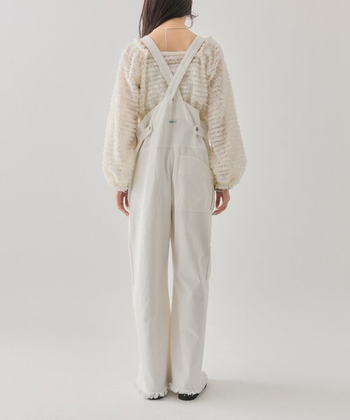 mystic（ミスティック）の「バックシャンサロペット（サロペット/オーバーオール・レディース・ブラック/オフホワイト/ホワイト・FREE）」の22枚目の写真