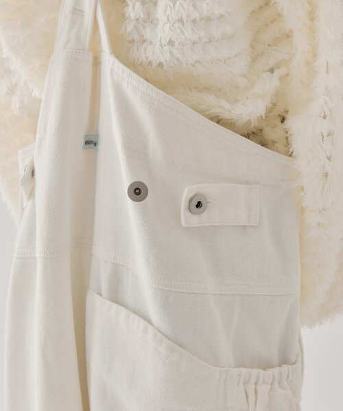 mystic（ミスティック）の「バックシャンサロペット（サロペット/オーバーオール・レディース・ブラック/オフホワイト/ホワイト・FREE）」の20枚目の写真