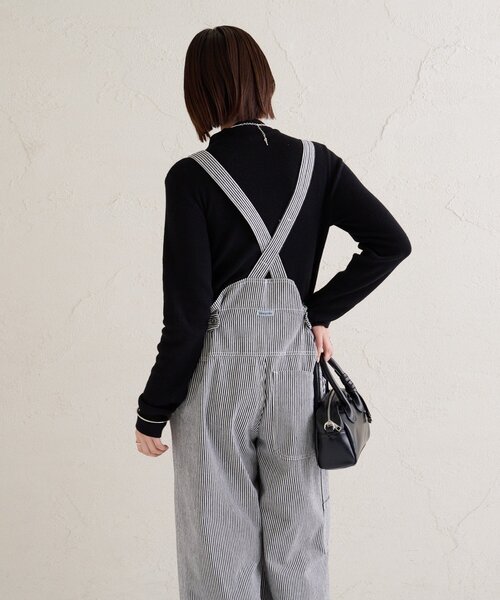 mystic（ミスティック）の「バックシャンサロペット（サロペット/オーバーオール・レディース・ブラック/オフホワイト/ホワイト・FREE）」の4枚目の写真