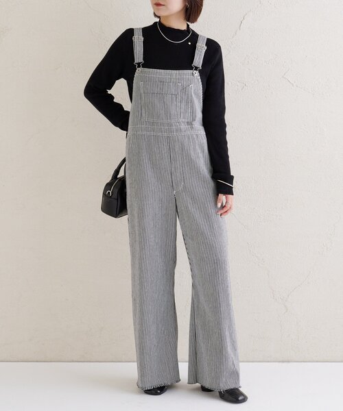 mystic（ミスティック）の「バックシャンサロペット（サロペット/オーバーオール・レディース・ブラック/オフホワイト/ホワイト・FREE）」の7枚目の写真