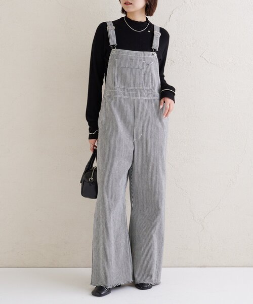 mystic（ミスティック）の「バックシャンサロペット（サロペット/オーバーオール・レディース・ブラック/オフホワイト/ホワイト・FREE）」の8枚目の写真