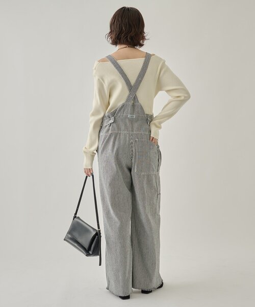 mystic（ミスティック）の「バックシャンサロペット（サロペット/オーバーオール・レディース・ブラック/オフホワイト/ホワイト・FREE）」の11枚目の写真