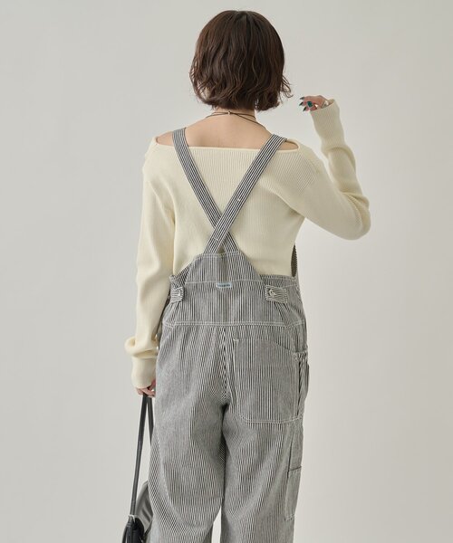 mystic（ミスティック）の「バックシャンサロペット（サロペット/オーバーオール・レディース・ブラック/オフホワイト/ホワイト・FREE）」の12枚目の写真