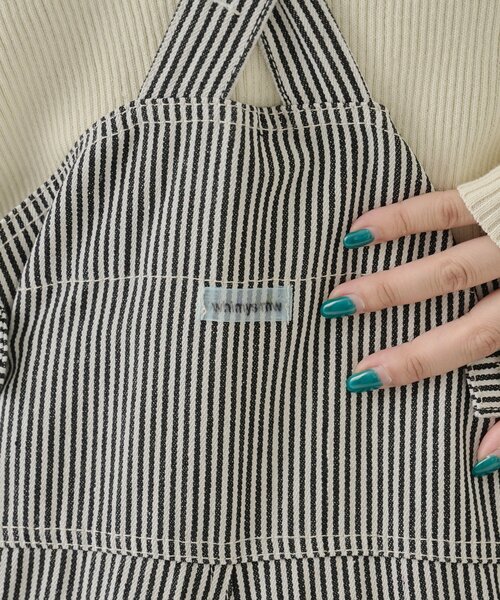 mystic（ミスティック）の「バックシャンサロペット（サロペット/オーバーオール・レディース・ブラック/オフホワイト/ホワイト・FREE）」の13枚目の写真