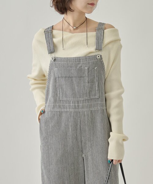 mystic（ミスティック）の「バックシャンサロペット（サロペット/オーバーオール・レディース・ブラック/オフホワイト/ホワイト・FREE）」の16枚目の写真