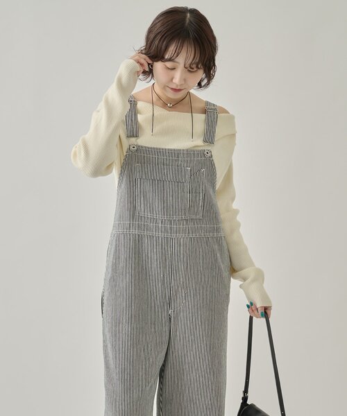 mystic（ミスティック）の「バックシャンサロペット（サロペット/オーバーオール・レディース・ブラック/オフホワイト/ホワイト・FREE）」の17枚目の写真