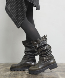 【ALM./アルム】GRACIEUX ENGINEER BOOTS AL2906BW000154