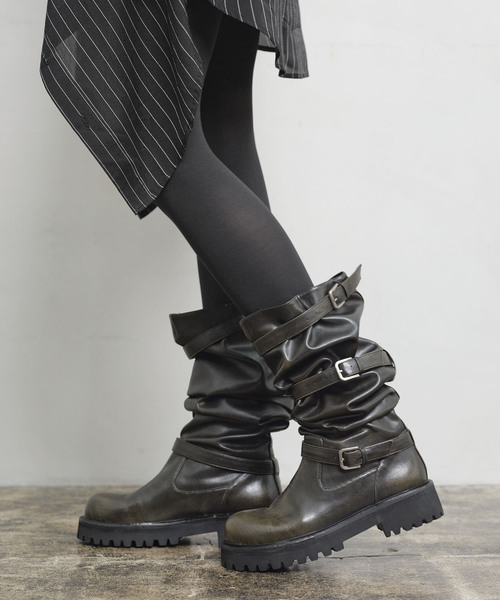 ALM./アルム】GRACIEUX ENGINEER BOOTS AL2906BW000154